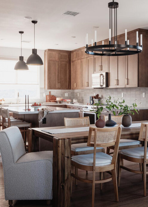 Heatherly at Rancho Mission Viejo Plan 3 Model Home - New Mediterranean Kitchen and Dining