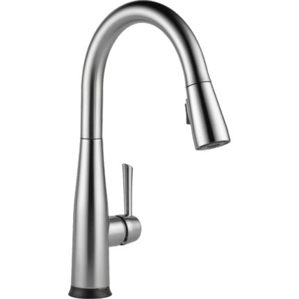 Textural Neutral Kitchen Faucet